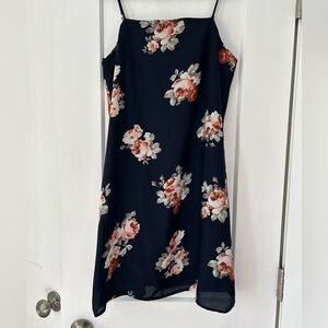 Blue floral dress. Francesca’s. Size S. New with tags.
